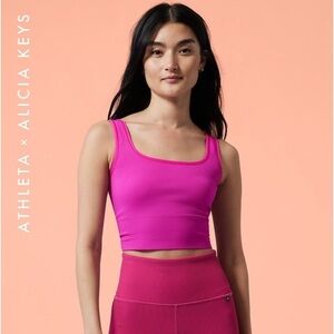 Athleta x Alicia Keys Aurora Tank Electric Fuchsia size Small